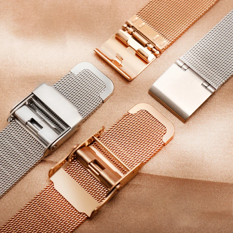 Bracelet en maille tissée cryptée pour montre pour femme, bracelet en métal respirant, série MOL Sheen, SHE-4539, 4540, JO12, 14mm