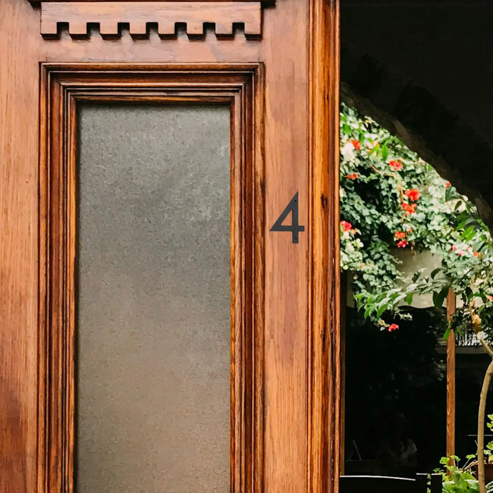 Acrylic Door Number For For Outdoor Garden Decor Modern Easy Install Mailbox Address Plaque Villa Courtyard