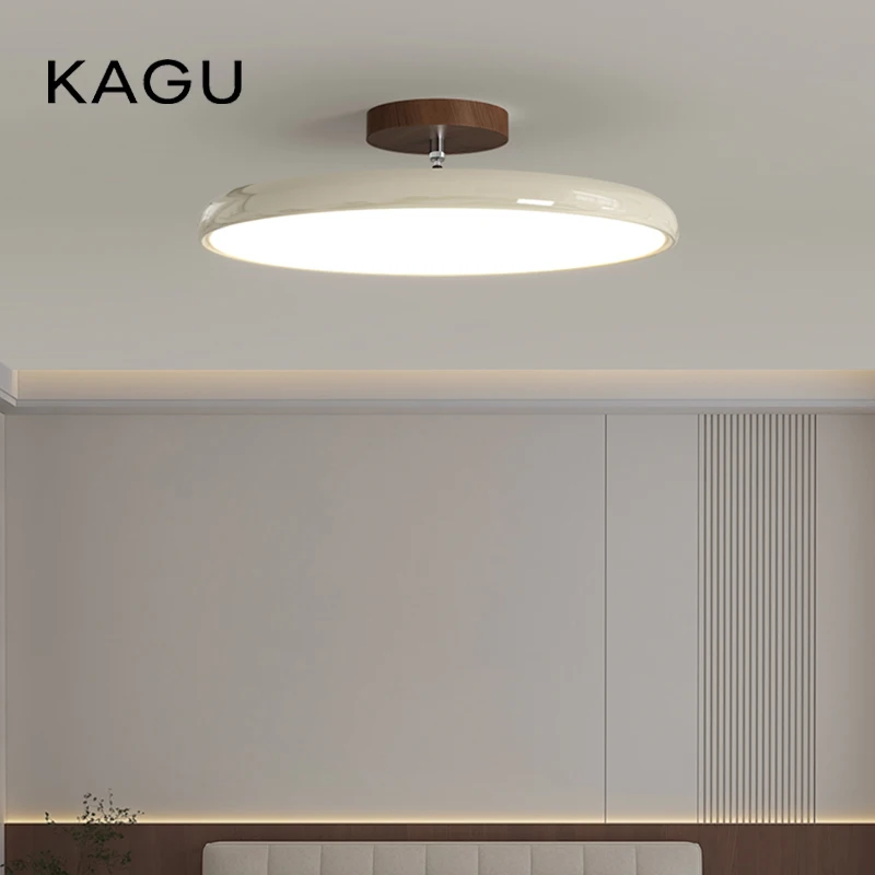 Retro Round LED Ceiling Light Living Room Light Home Hotel Lighting Fixture Bedroom Ceiling Lamp Vintage Children‘s Room Light