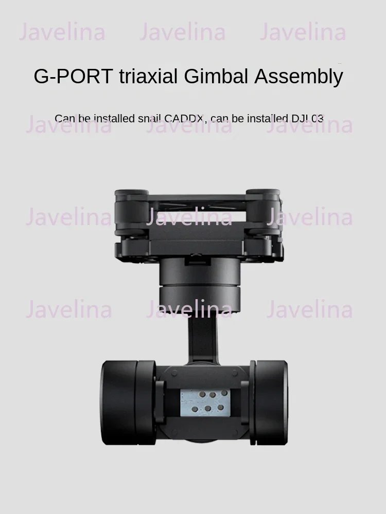 G - PORT Three - Axis Gimbal Assembly: Compatible with O3 and CADDX Cameras for Aerial Photography of Time Traveling Machines