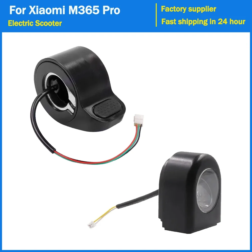 Headlight Light Front Led Lamp for Xiaomi M365 Pro Electric Scooter Throttle Thumb Scooter Finger Throttle Dial M365 Accelerator