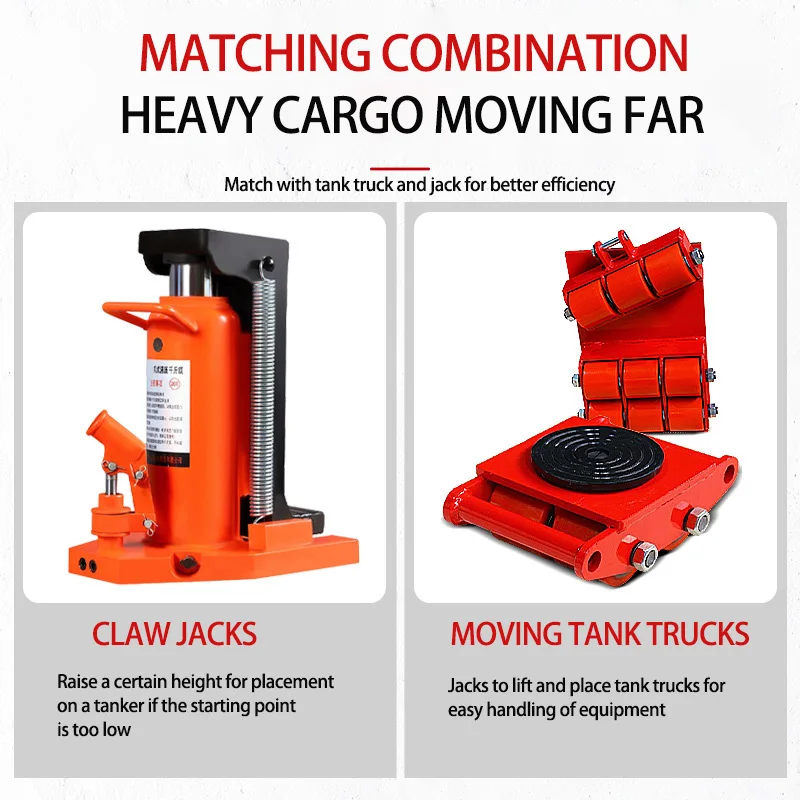 5Ton Manual Claw Jack Duckbill Vertical Span Top Plate Hydraulic Heavy Duty Low Level Hydraulic Starter Moving Tank Trucks