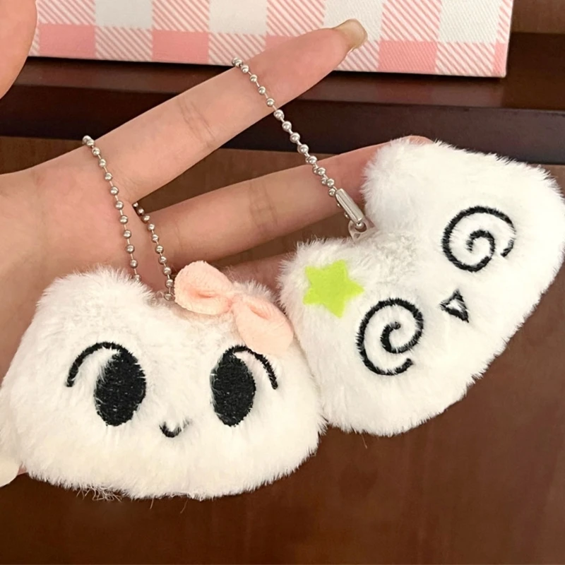 Cartoon Dizzy Plush Keychain Adornment Comfortable Feel Stylish Bag Ornament