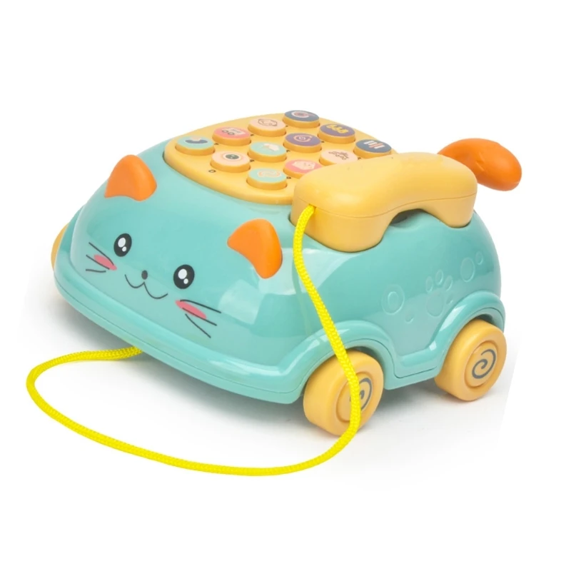 لعبة هاتف تعليمية للأطفال الصغار مع أزرار موسيقى تفاعلية لعبة نشاط للأطفال 15UB