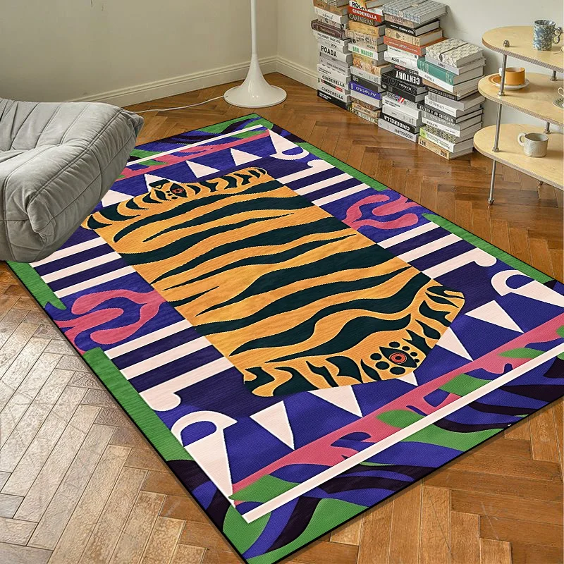 INS New Models Fashionable Living Room Abstract Carpet Home Decoration Bedroom Rug Soft Easy Cleaning Large Area Entrance Mat 러그