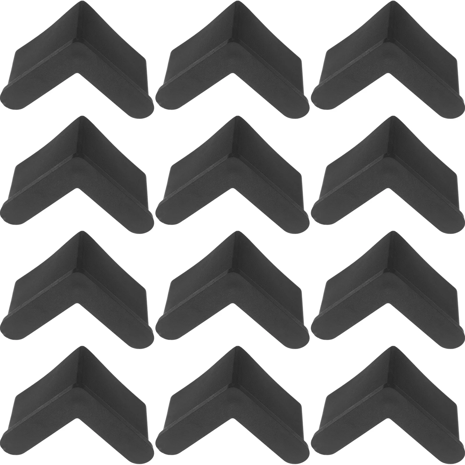 

50Pcs Chair Leg Floor Pads Non-Slip Rubber Protectors for Furniture Feet Covers L-Shaped Home Accessories Grippers