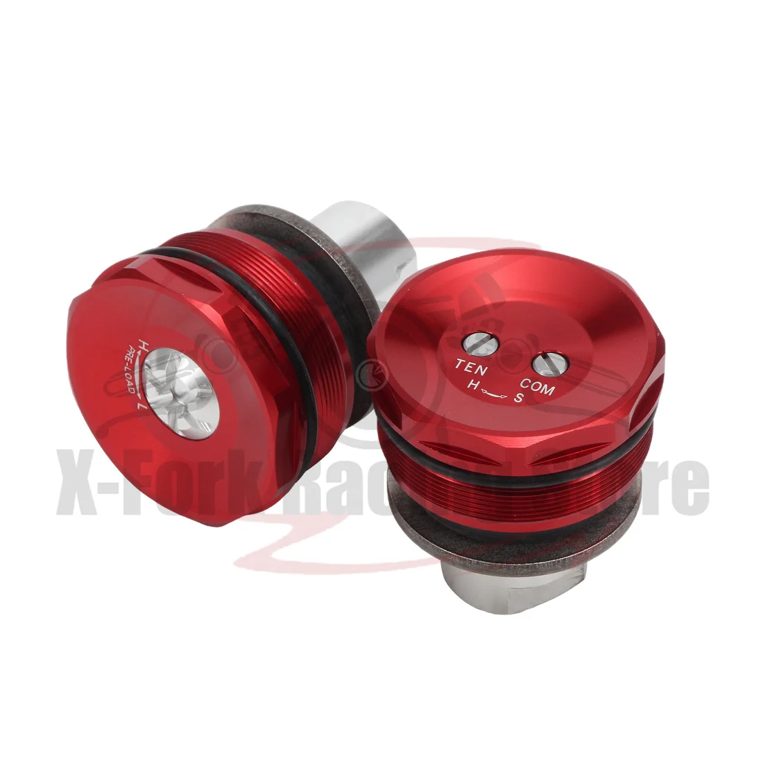 Ajustador de tapas de horquilla de precarga, pernos de horquilla ajustables de tubo delantero para KAWASAKI ZX-6R ZX6R 2013-2024 2019 2021 2022 2023 11065 0289