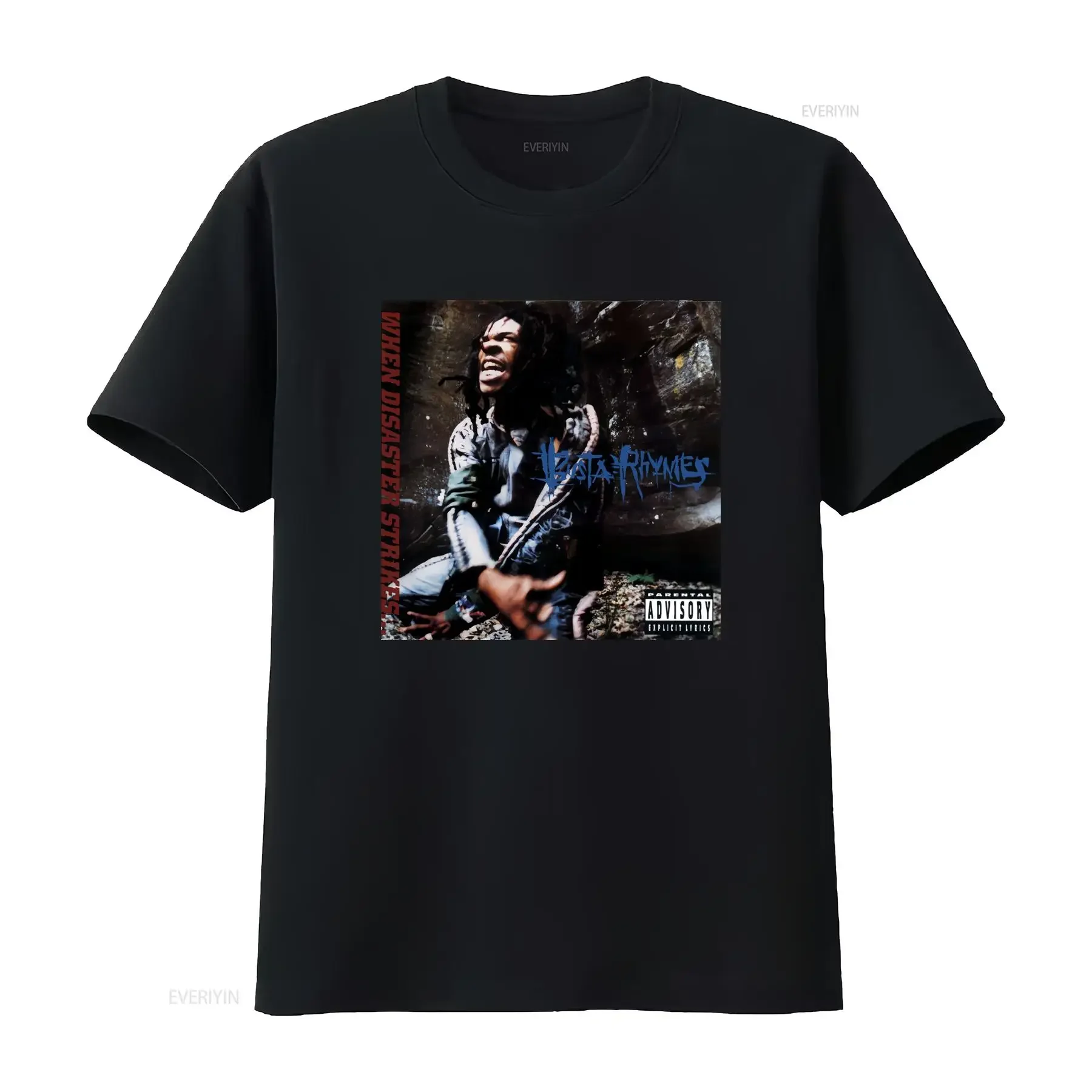 Busta Rhymes When Disaster Strikes Rap Hip Hop T Shirt All Sizes NEW vintage Washed Soft streetwear Slightly Stylish