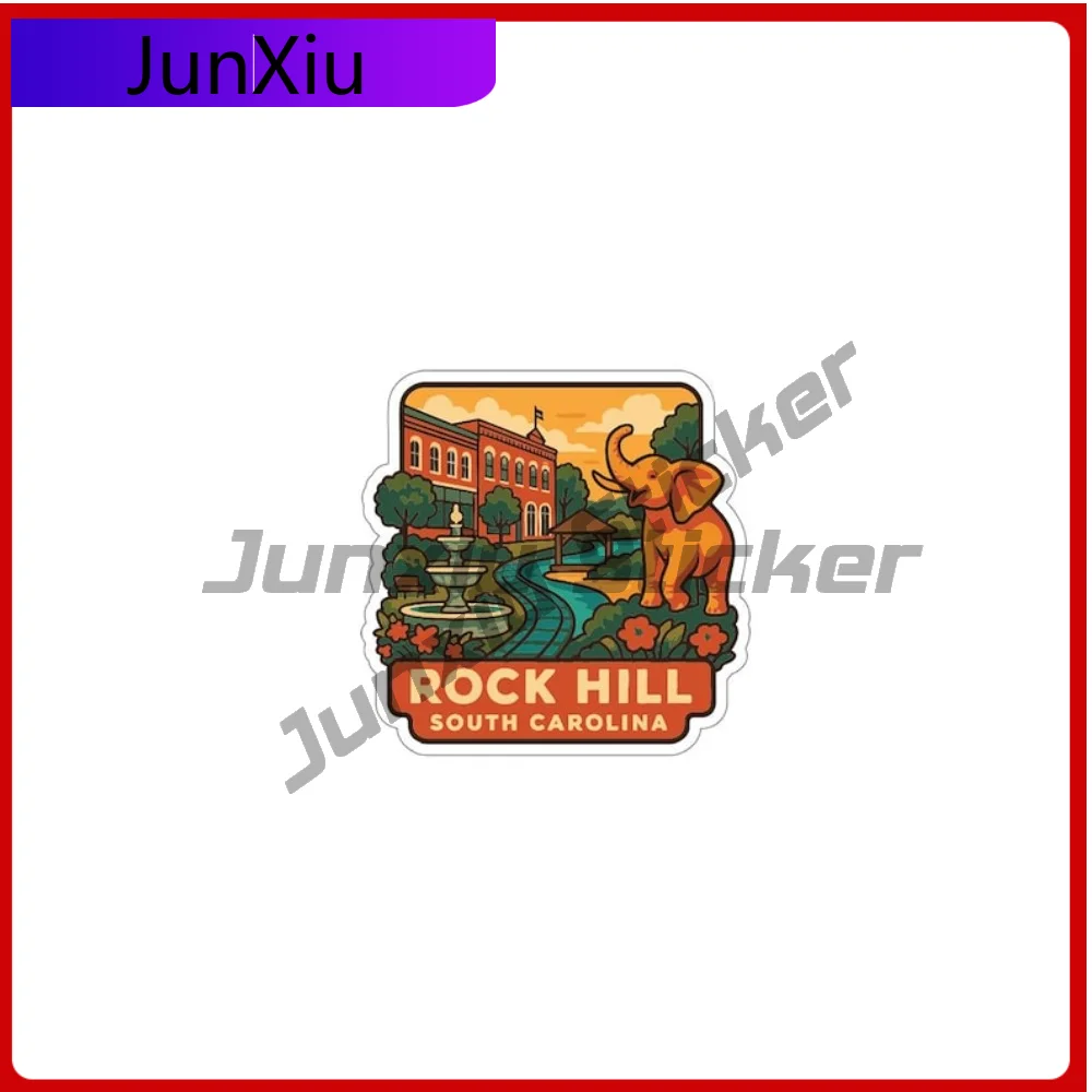 

Rock Hill South Carolina Sticker Vinyl Waterproof Decal Bumper Truck Pickup Camper Car Body Decals Stickers For Car Decoration
