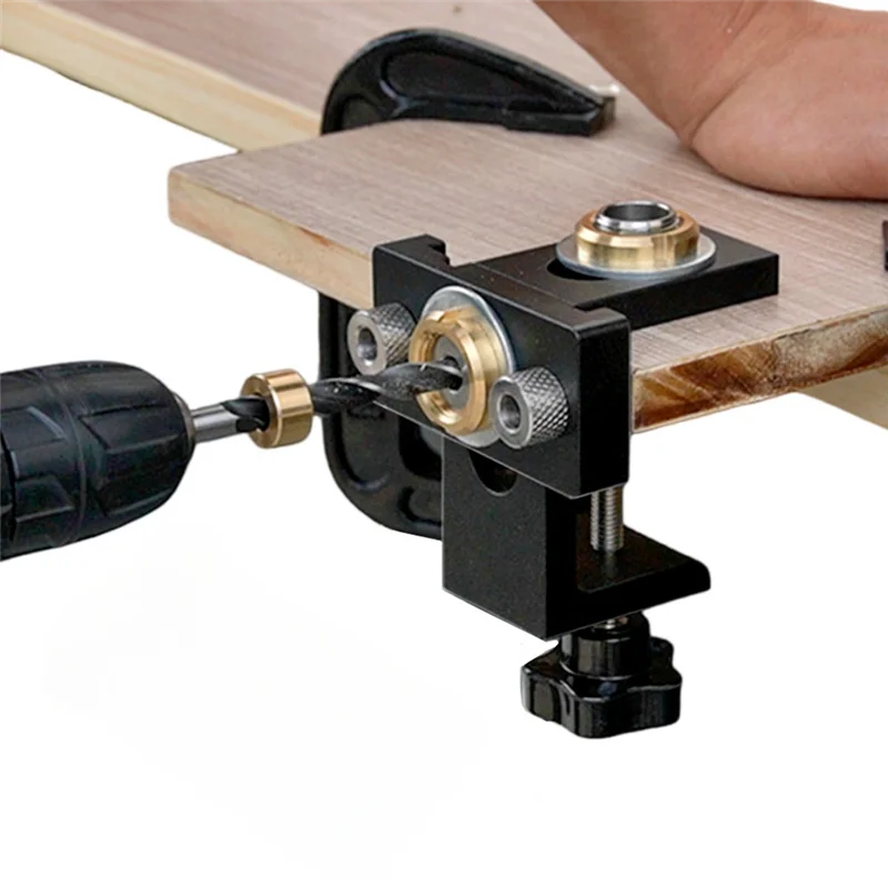 AB11-Locator perforateur outils bois chevilles gabarits roue excentrique réglable travail du bois panneau en bois épissage