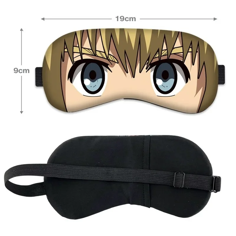 Attack on Titan Anime Cosplay Eye Mask Woman Eren Levi Mikasa   Armin Cartoon Eyepatch Man Sleep Eyeshade Unisex Blindfold Cute