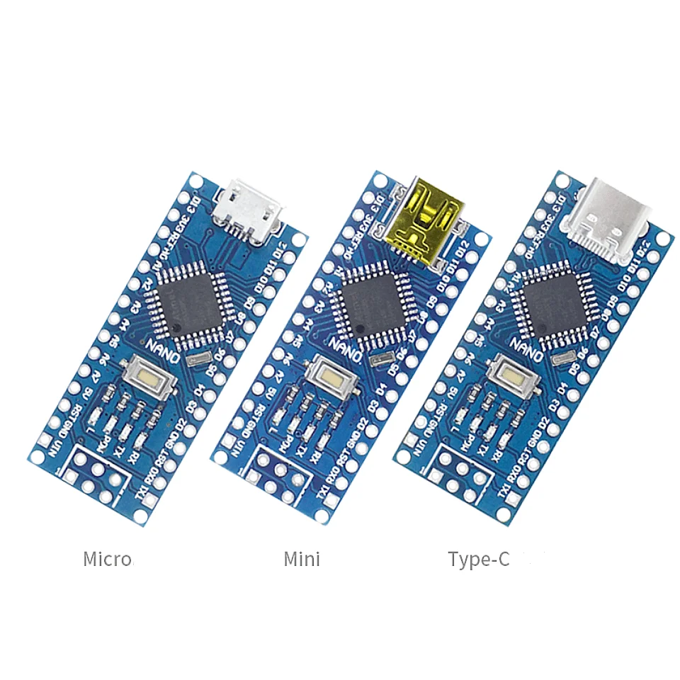 Type-C/Micro USB/Mini USB nano 3.0 with bootloader controller compatible for Arduino ch340 USB driver 16MHz ATmega328P