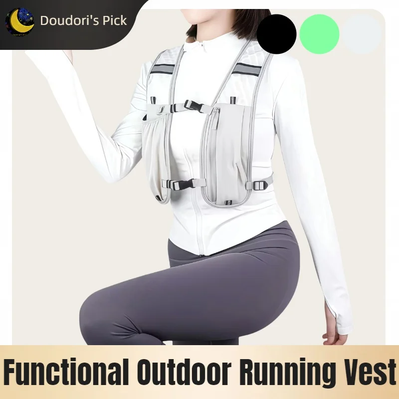 Unisex Breathable, Lightweight, Multi-Functional Outdoor Running Vest with Large Storage Space