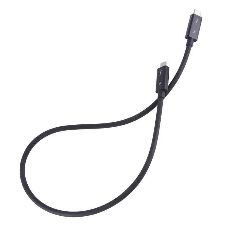 A46M-Typec Cable For Thunderbolt 3 Data Cable 40Gbps Full Speed 100W Fast Charge 5K Transmission