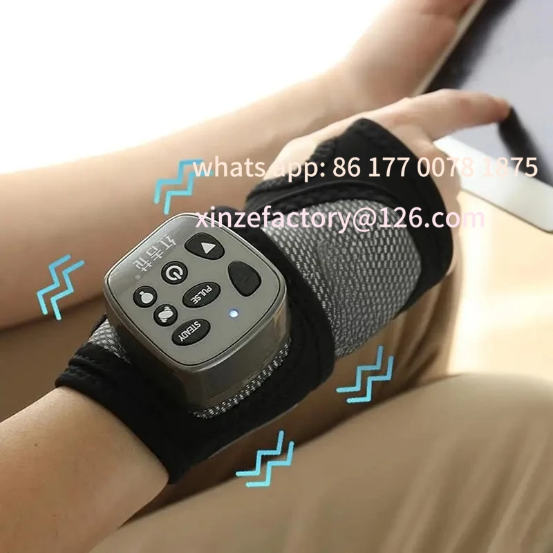 Customizable Rechargeable wrist guard squeezing  massager hand joint wrist pressure kneading meridian therapy