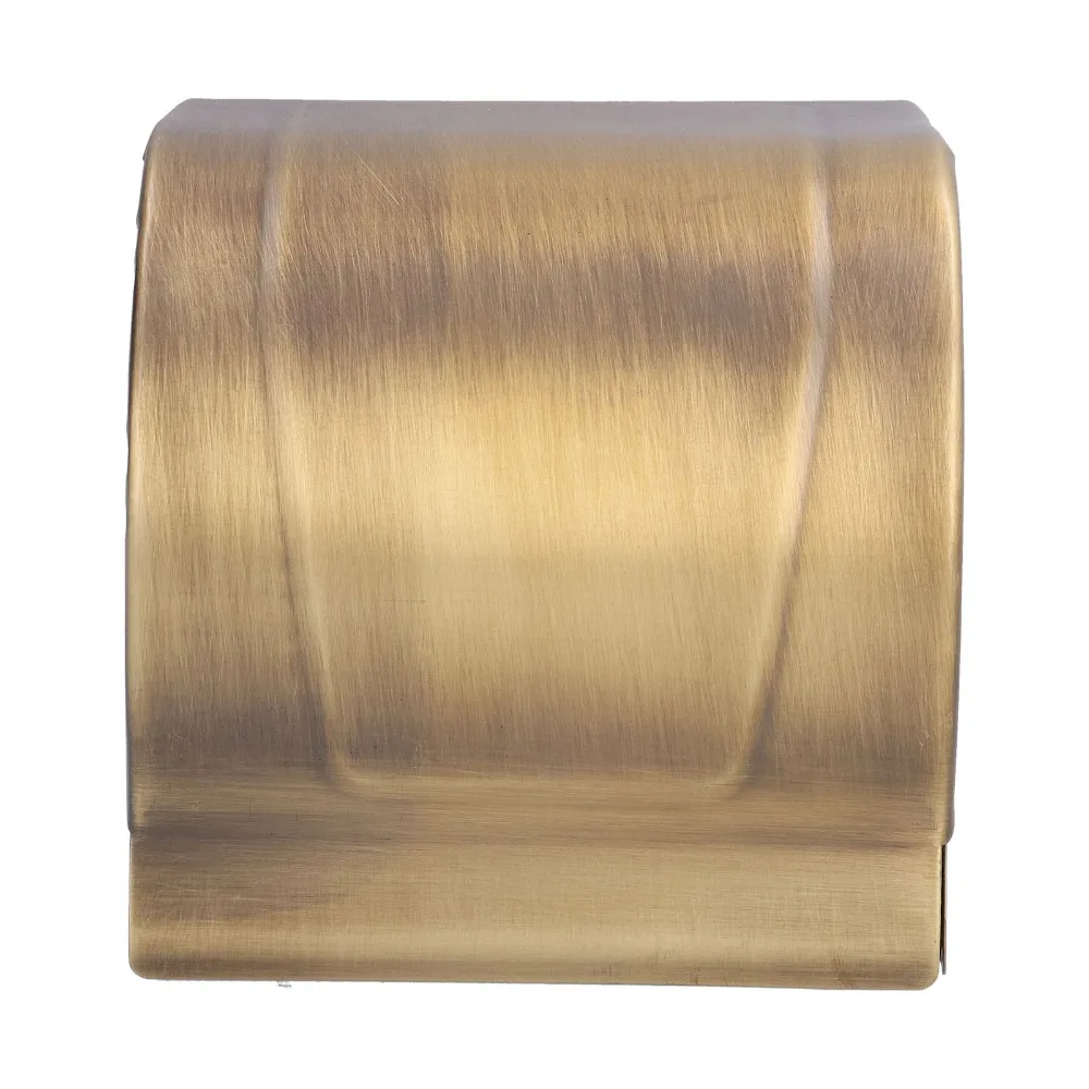 

Copper Paper Towel Dispenser Antique Brass Toilet Paper Holder With Cover Waterproof Tissue Box Home Bathroom Toilet Washroom