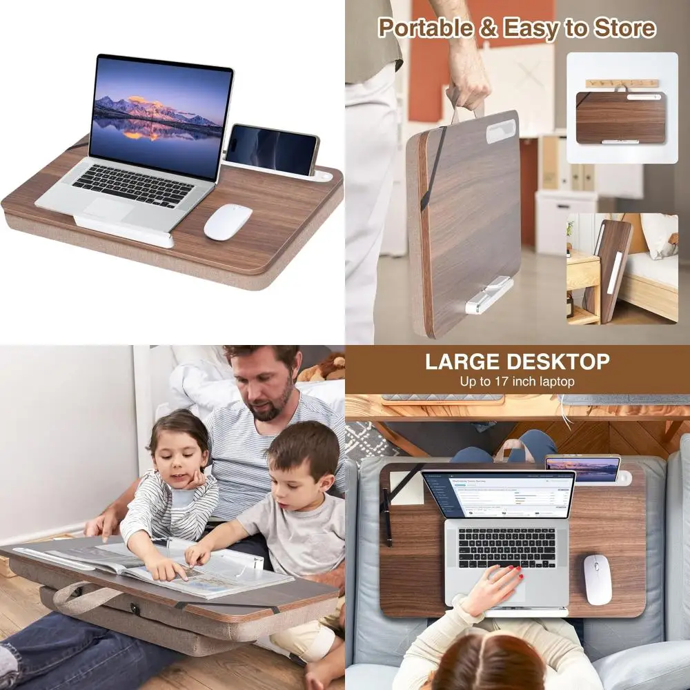 

24-inch Spacious Lap Desk - Ideal for Comfortable Work and Relaxation