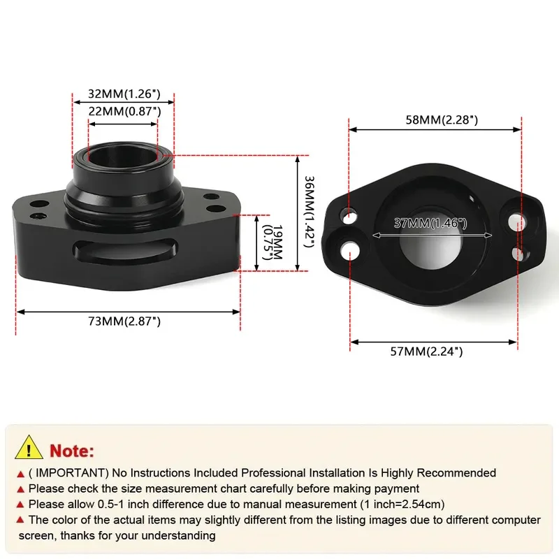 Turbo Exhaust Valve Adapter for Ford F-150 Raptor 2.7L 3.5L