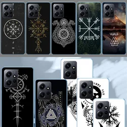 Nordic Norse Luxury Phone For Xiaomi Redmi Note 14+ 13 K70 Pro Plus Redmi 13C 14C 12C 12 10 10A 10C 9 9A 9C 9T 8 8A Cover Clear