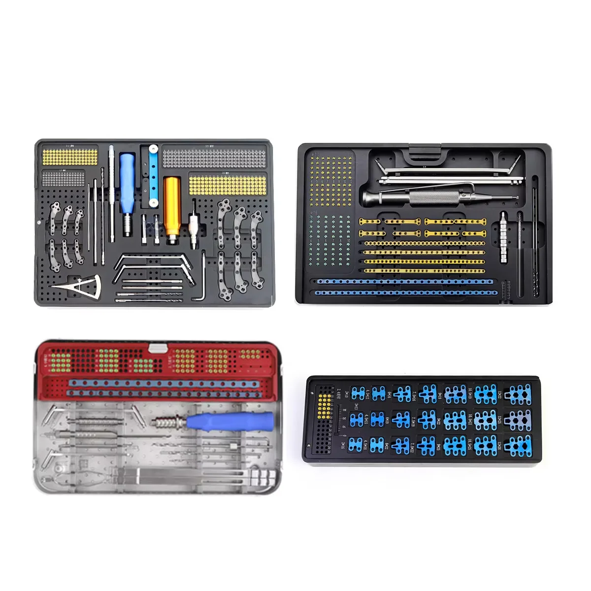 VeterinaryInstruments Trauma Kit ALPS 2.4mm TPLO Bone Locking Screw & Plate, TTA Instrument Set for Animal Surgery