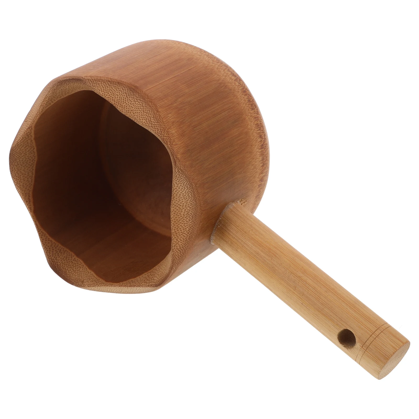 

Bamboo Water Ladle Shower Scoop Ergonomic Bath Tools Kitchen Gadgets Small Ladle Sauna Steam Canteen Gardening Household Scoop