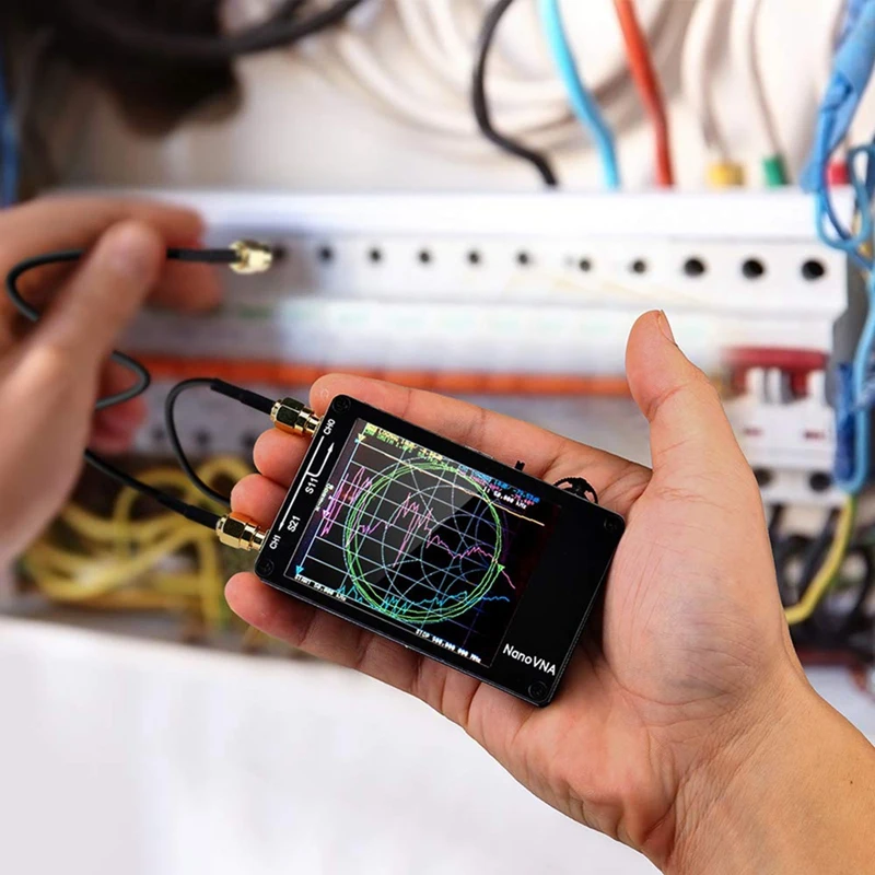 Новый Векторный анализатор сетевой антенны BAAY 2023 Nanovna-H 10 кГц-1,5 ГГц MF HF VHF UHF, тестер спектра слотов