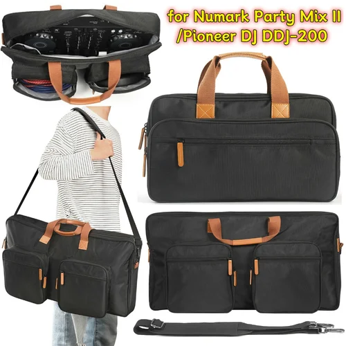 Platos giratorios portátiles para DJ, funda protectora a prueba de polvo, bolsas de almacenamiento de viaje, resistentes a los arañazos para Pioneer DJ DDJ-FLX4 DDJ-REV1