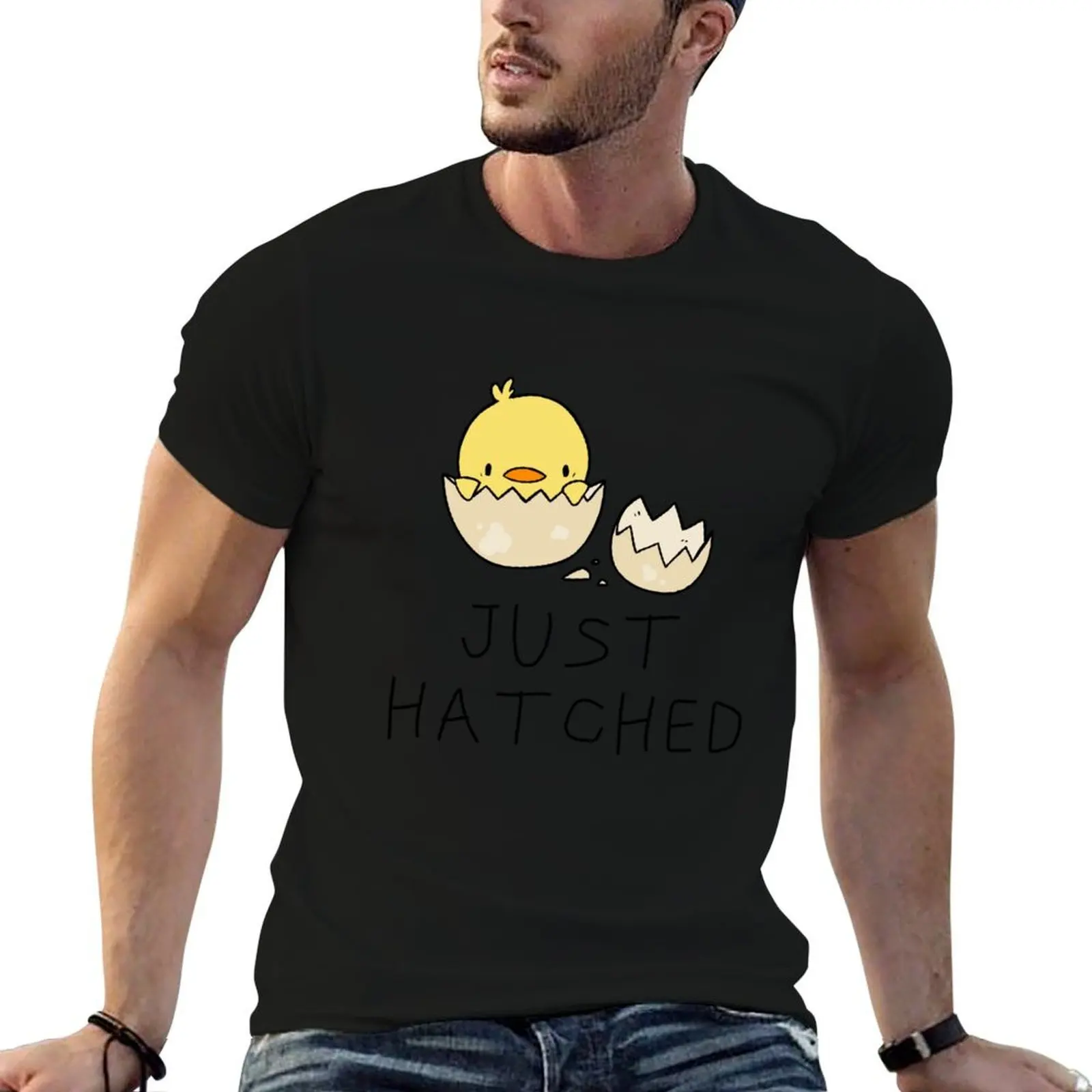 

Just Hatched Cute Baby Chick T-Shirt man t shirt luxury t shirts for man graphic tees T-Shirt