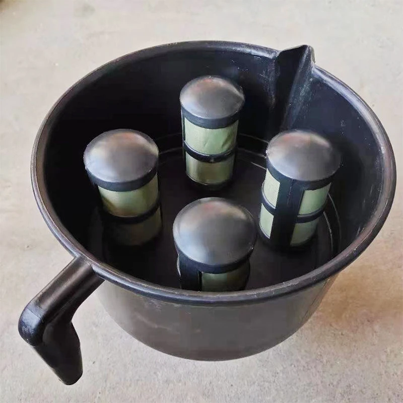 Oil-Water Separation Funnel Four-Filter Diesel Nylon Encryption Funnel Filter Oiler Fuel Filter 1PCS