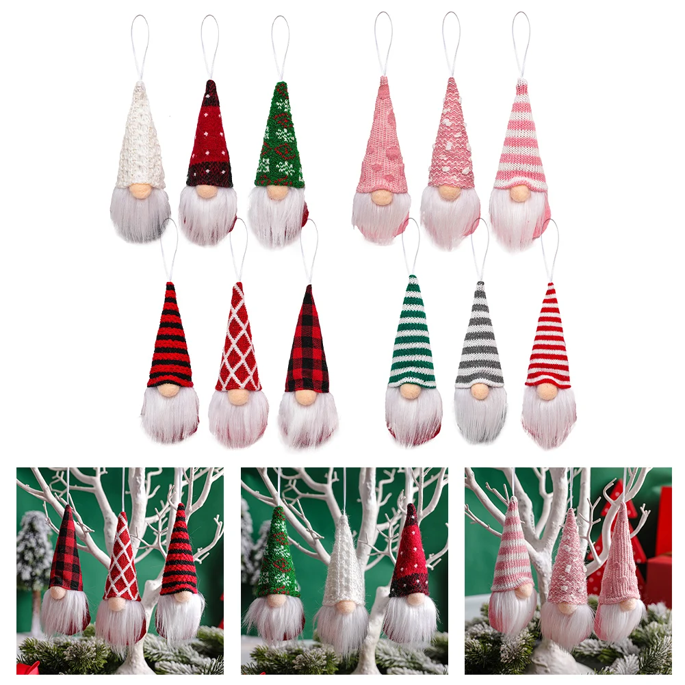 Weihnachtsbaum-Dekoration, Weihnachtsdekoration, Urlaubssaison, leicht, zum Aufhängen, weicher Filzkörper, Glücksbringer