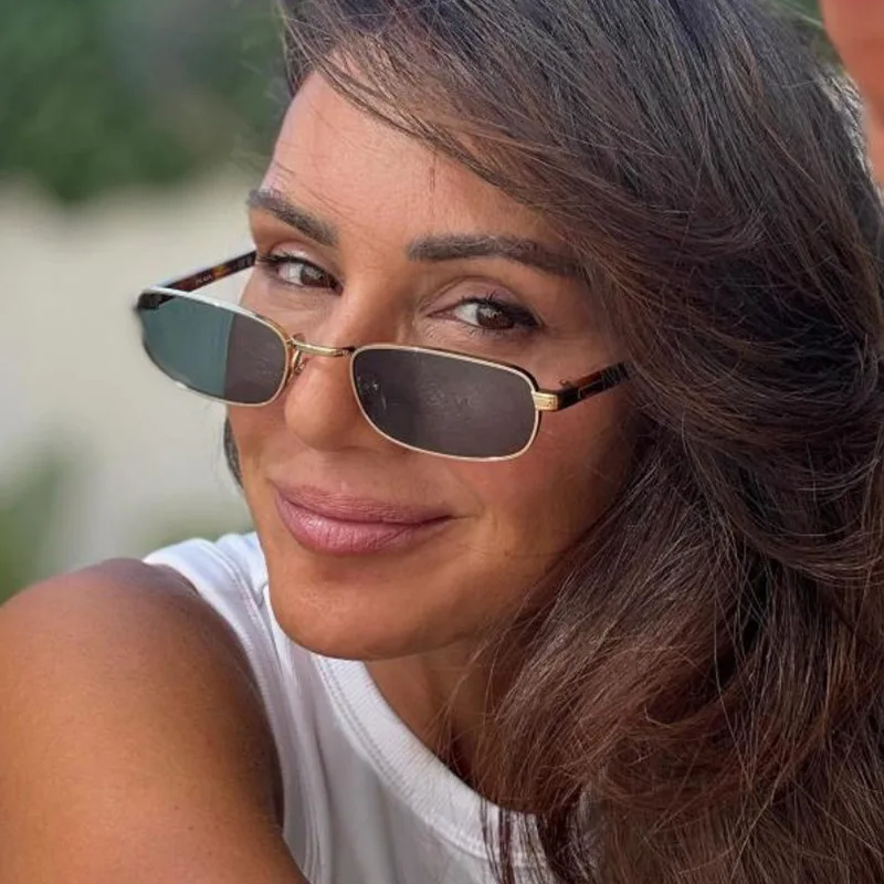 

New Vintage Small Square Sunglasses Women Fashion Luxury Sunglasses Popular Sexy Female Summer Travel Beach Glasses Sun Glasses