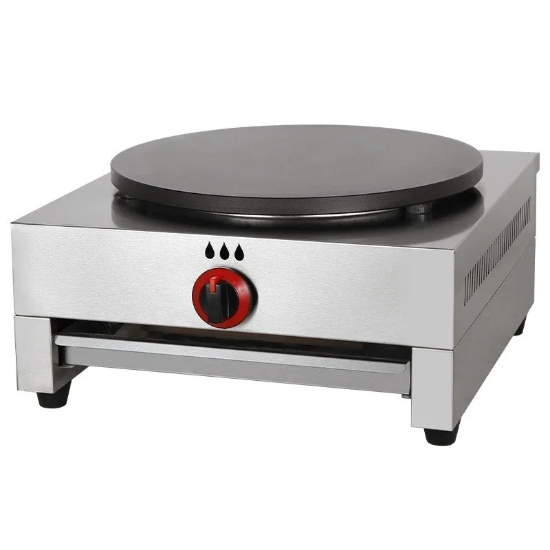 

Commercial, gas stall, grain pancake machine, non-stick pan