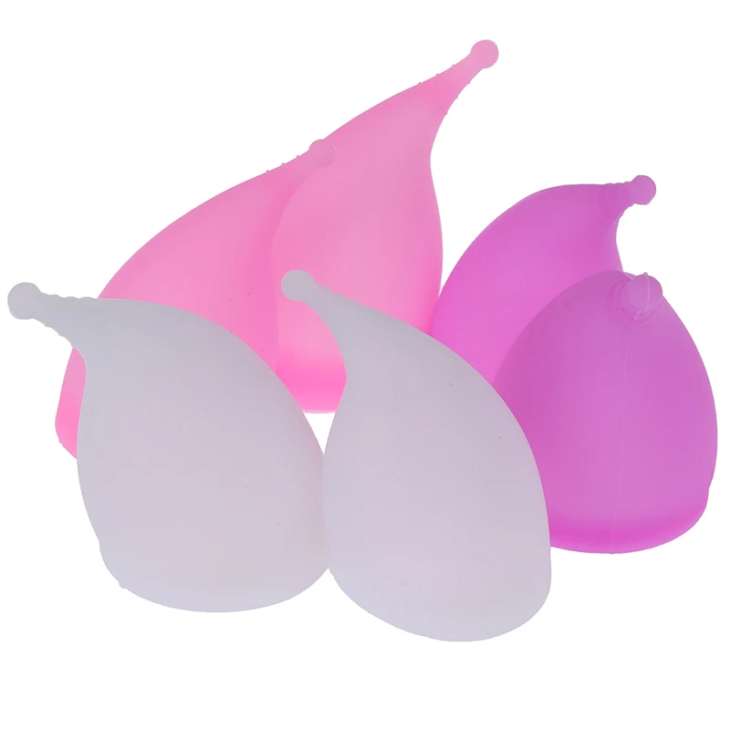 Coussinets en silicone médical réutilisables pour femmes, coussinets doux pour règles menstruelles, taille petite et grande