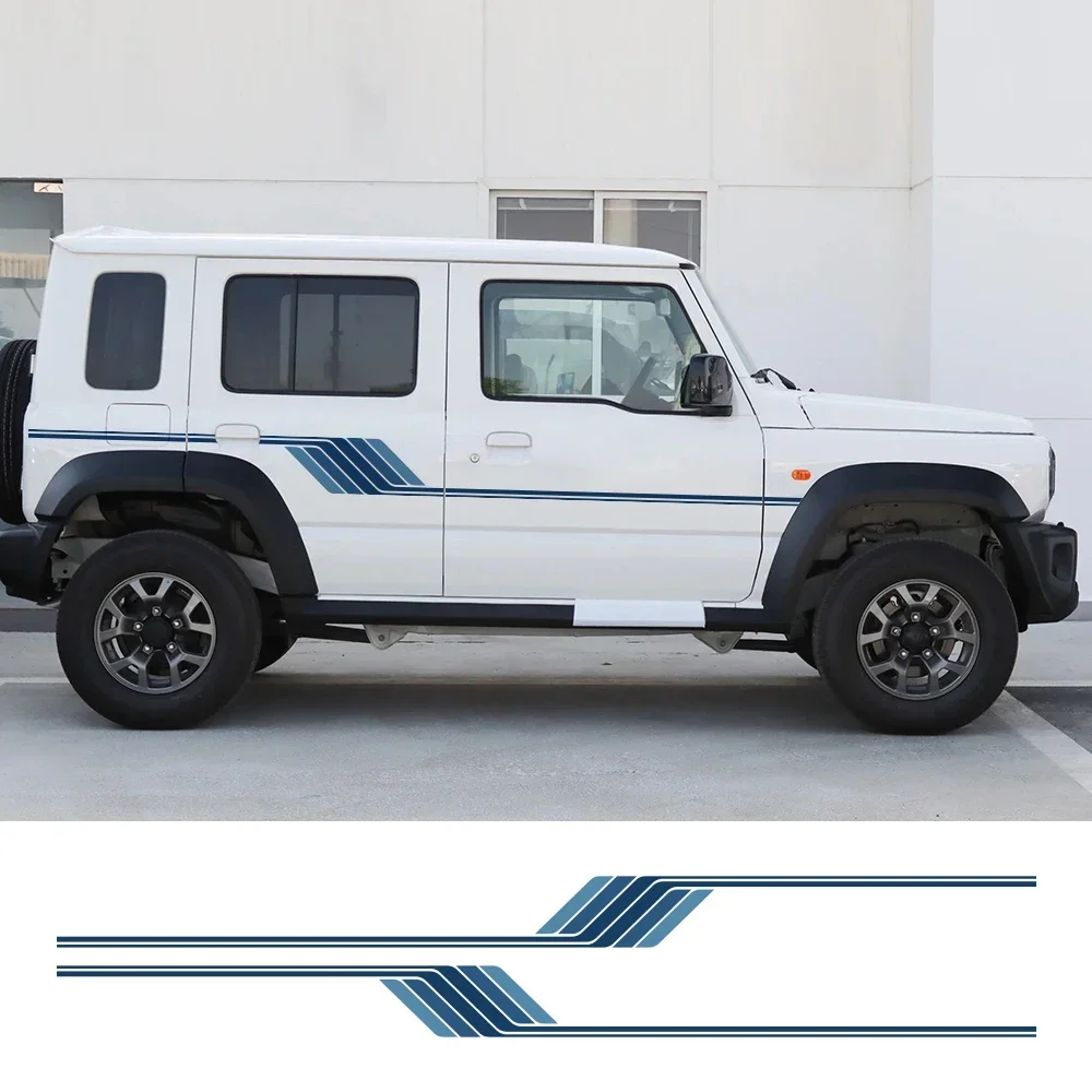

Для SUZUKI JIMNY XL WAGON JC74 4Door 2023-24 Наклейки на боковую дверь автомобиля Комплект наклеек Auto Boby Водонепроницаемая виниловая пленка Наклейка