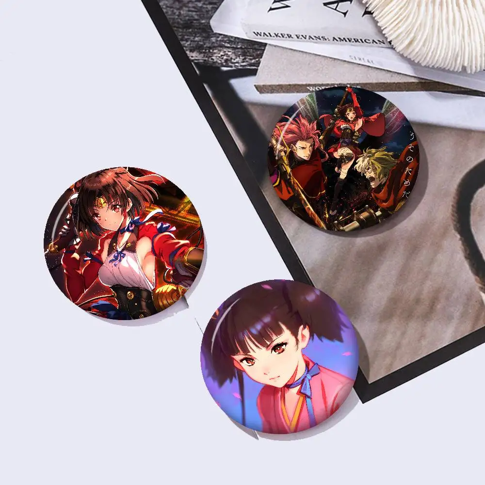 Anime KABANERI OF THE IRON FORTRESS Soft Button Pin Funny Silly Gnarpy On A Skateboard Meme Badge Gamer Collection Gifts