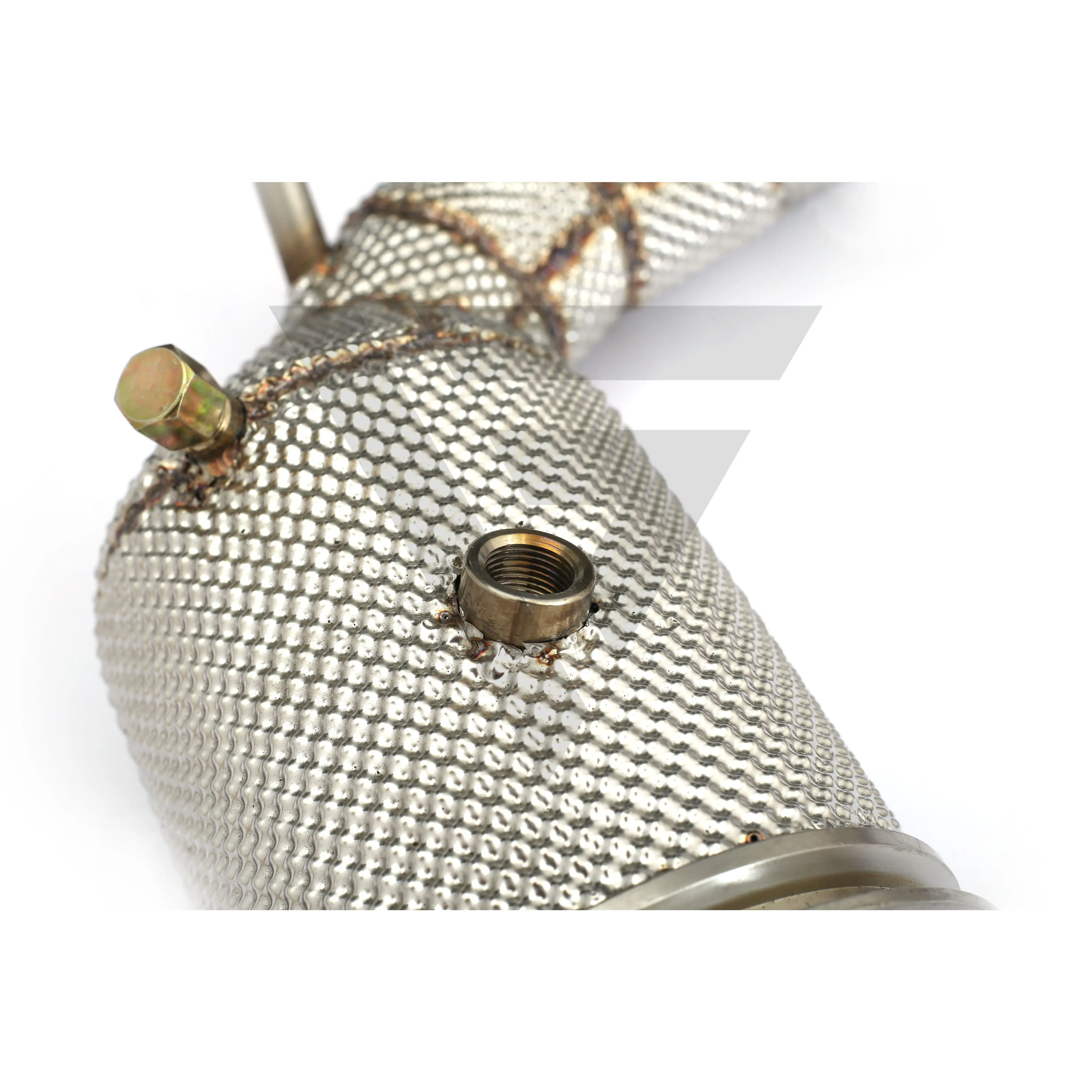 High Flow Performance ECCF Sport Downpipe WIth OPF For Posche 911 992 992Turbo S With heat shield Easy Installation