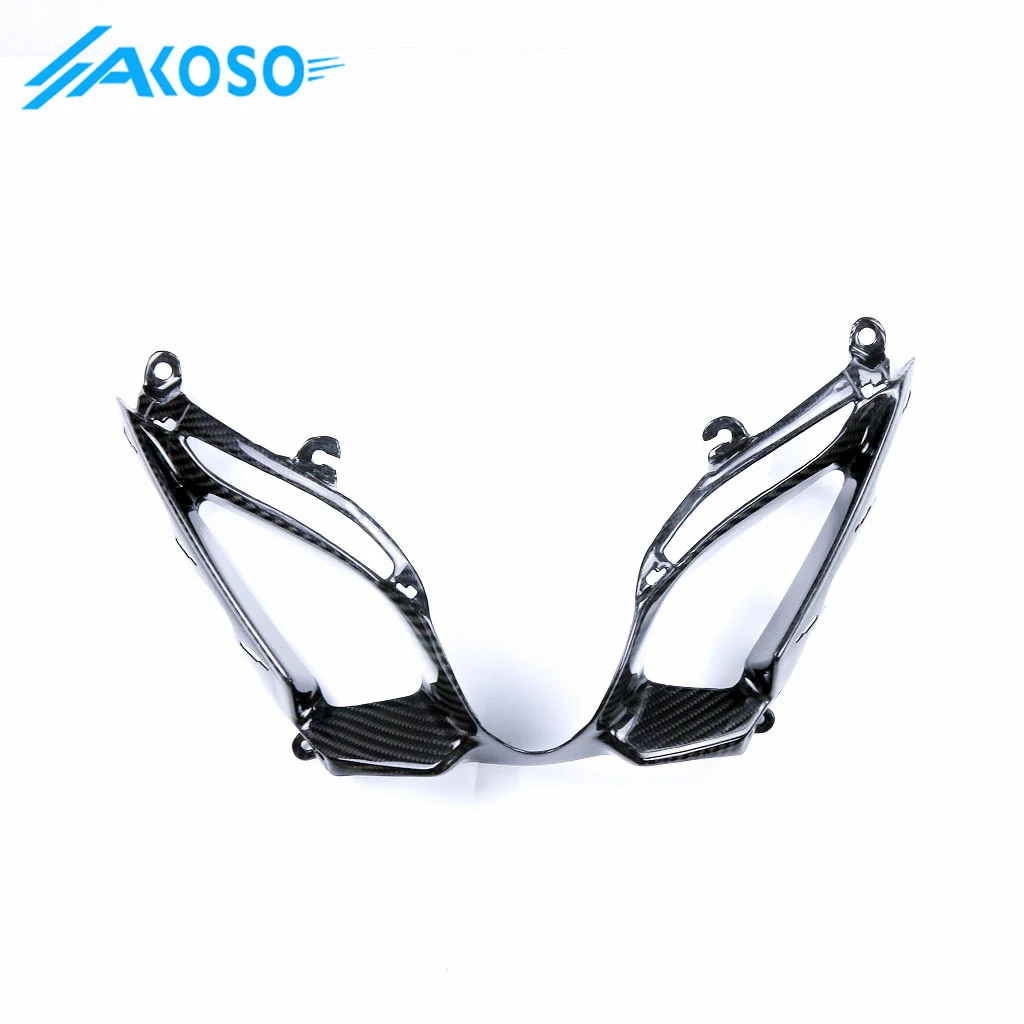 

AKOSO 100% Dry Carbon Fiber Motorcycle Accessories Front Car Lampshade for Suzuki GSX-R1000 2017-2023