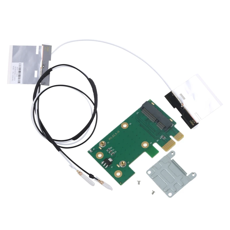 

Mini PCI-E Riser to PCI-E Laptop Card Adapter Converter WiFi Antenna