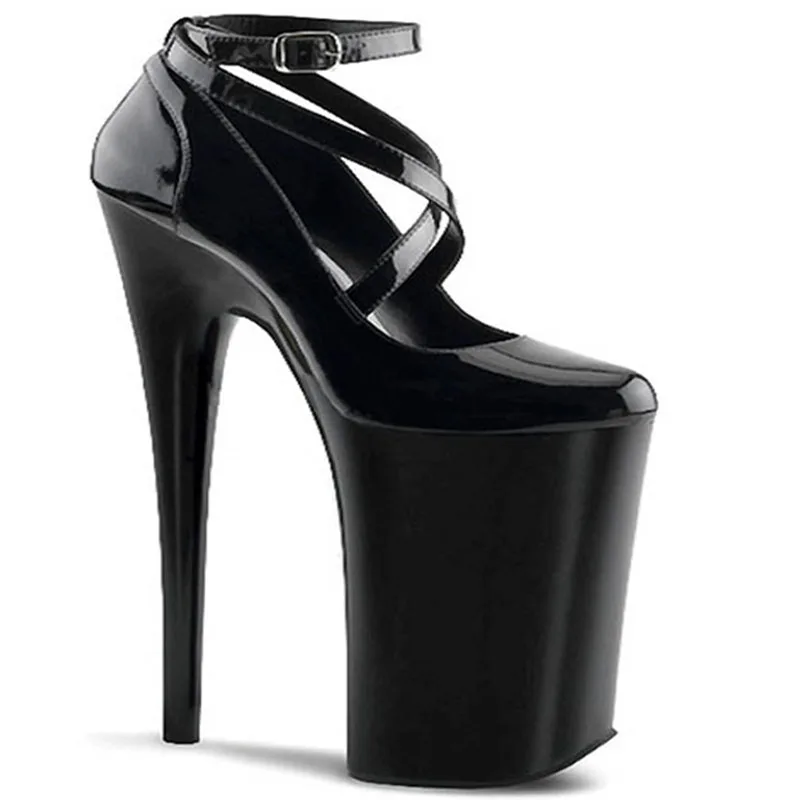 

High Quality Women's Shoes Bridal Wedding Pumps Sexy Nightclub 20cm Thin Heels Stiletto Waterproof Platform Dance Shoes
