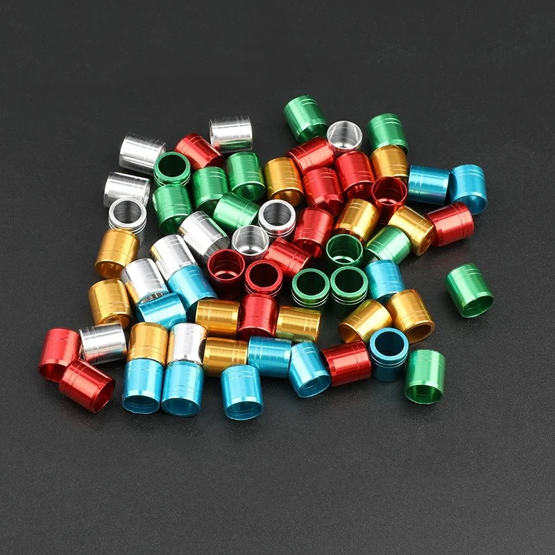 25/50pcs Archery Arrow Collars Aluminum Explosion-proof Rings Arrow Parts Accessories DIY ID4.2/5.2/6.2/7.6mm Arrow Shafts