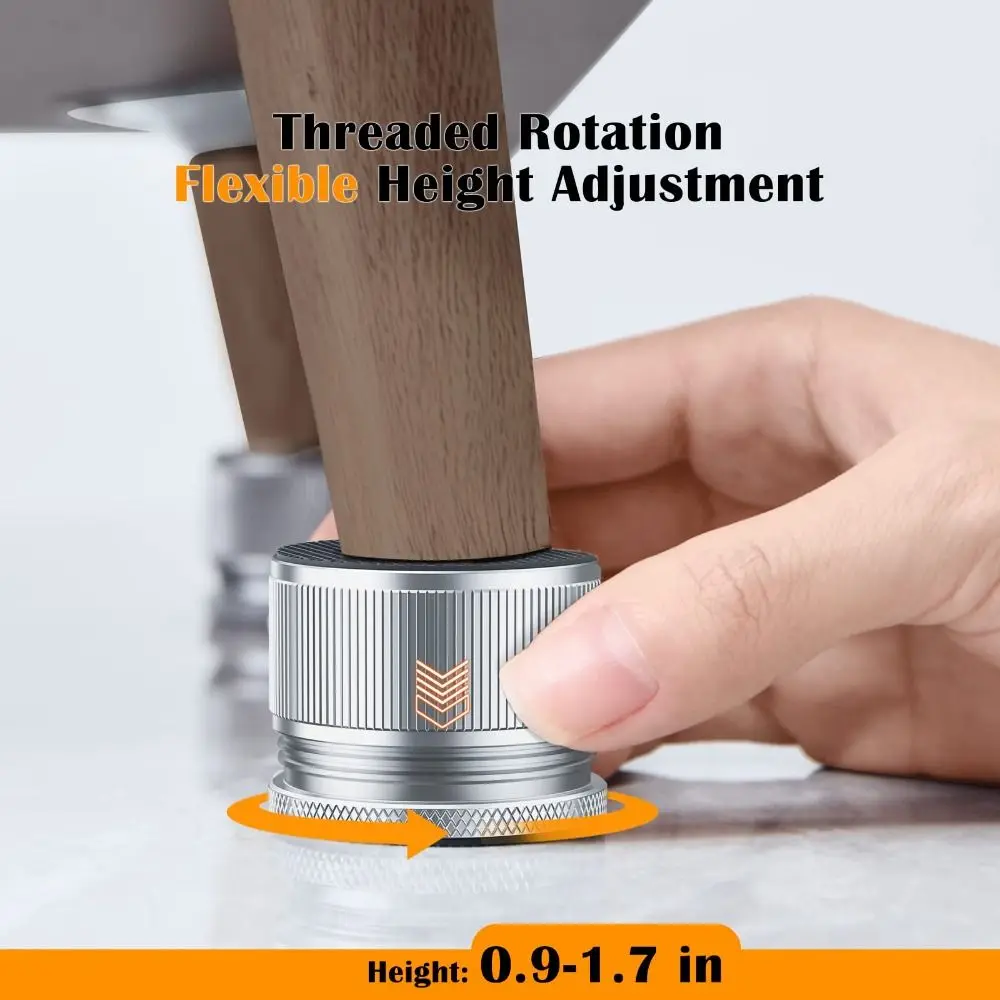 Sturdy Heightening Pad Shock Proof Heightening Shock Proof Pad Bottom Protect Adjustable Height Anti Slip Legs