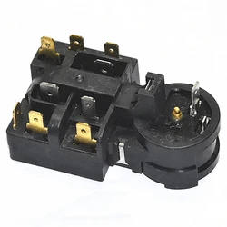 Refrigerator Freezer Compressor Replacement Parts QP3-12A PTC Starter Relay and Overload Protector for Haier Fridge