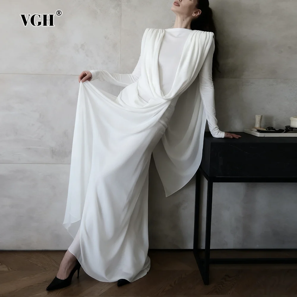 vgh-style-francais-temperament-solide-robes-pour-femmes-col-rond-a-manches-longues-taille-haute-design-sens-minceur-robe-femme-nouveau