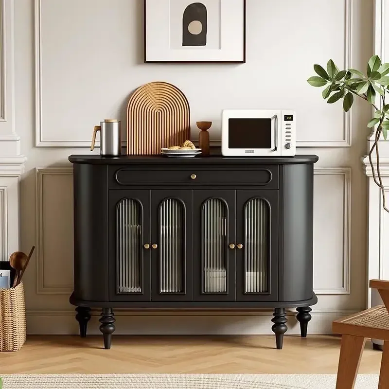 

xxqSideboard Шкаф во французском скандинавском стиле Входной шкаф Многофункциональный простой современный светлый роскошный сервант Solid Wo