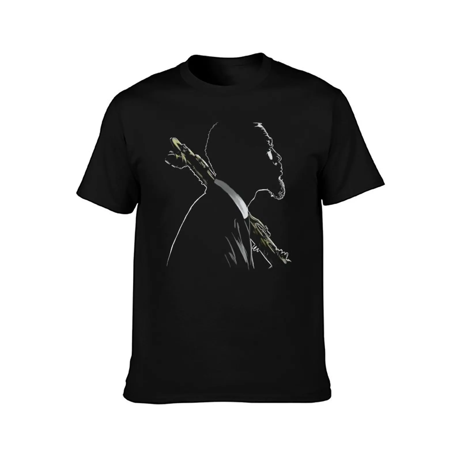 Eric Dolphy T-Shirt, Summer Casual Cotton Tee, Oversized Streetwear Tops, Vintage Graphic Print, Loose Fit Short Sleeve