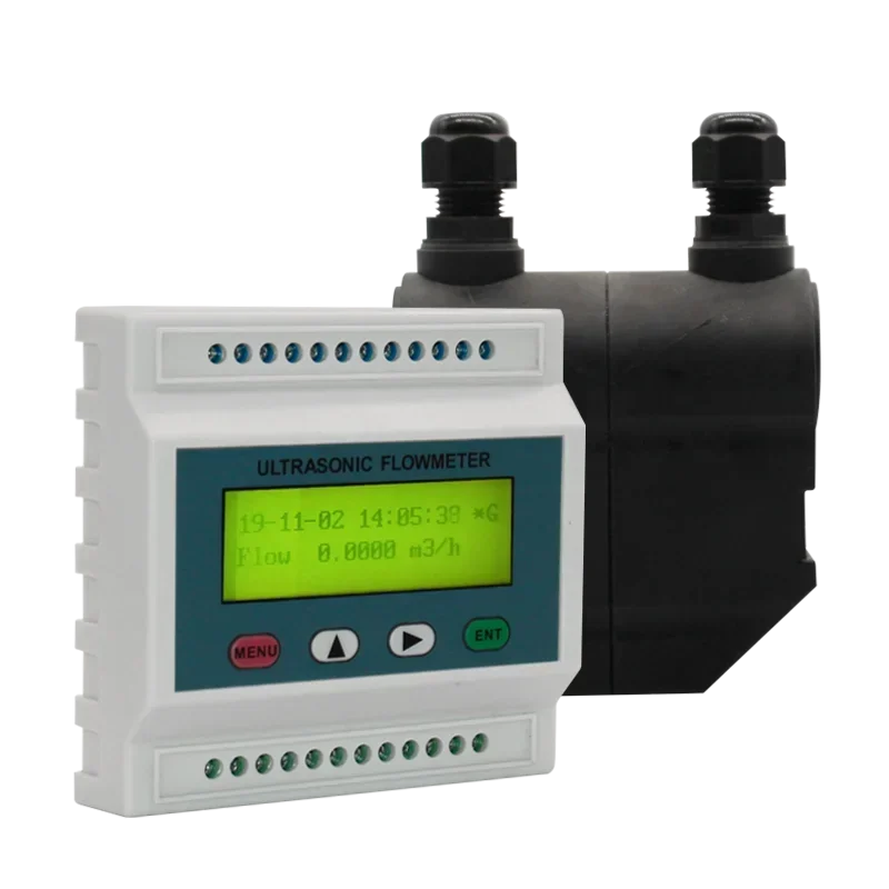 Compact Size Modular Ultrasonic Flow Meter with Clamp on Transducers