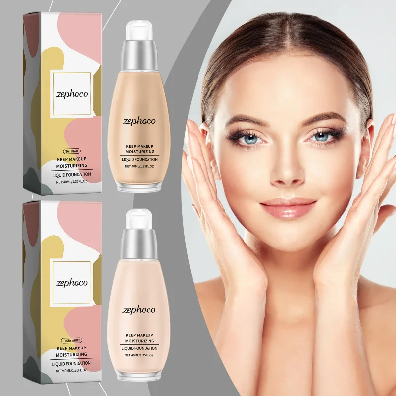 

Hydrating Liquid Foundation - Lightweight Moisturizing Coverage, Natural Finish & Non-Cakey for All Skin Types