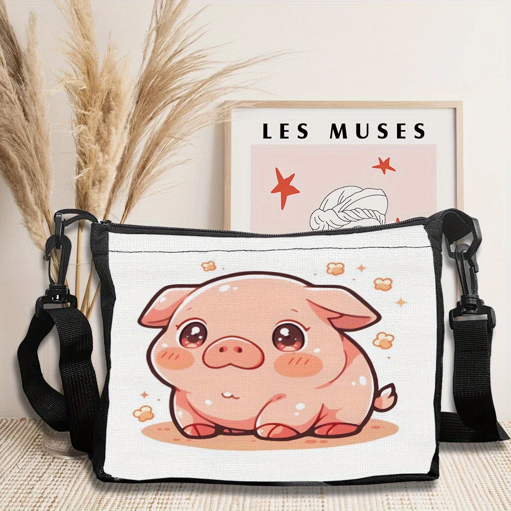 

Cute Pig Shoulder Bag, Fashionable Lightweight Crossbody Bag, Outdoor Leisure Travel Cross Shoulder Bag, Suitable for Daily Use