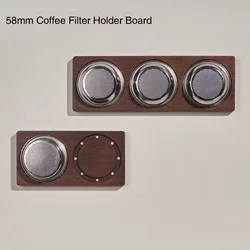 Coffee Filter Holder Board Fit 58mm Espresso Handle Filter Basket Holder Pressurized Coffee Basket For Coffee Portafilter