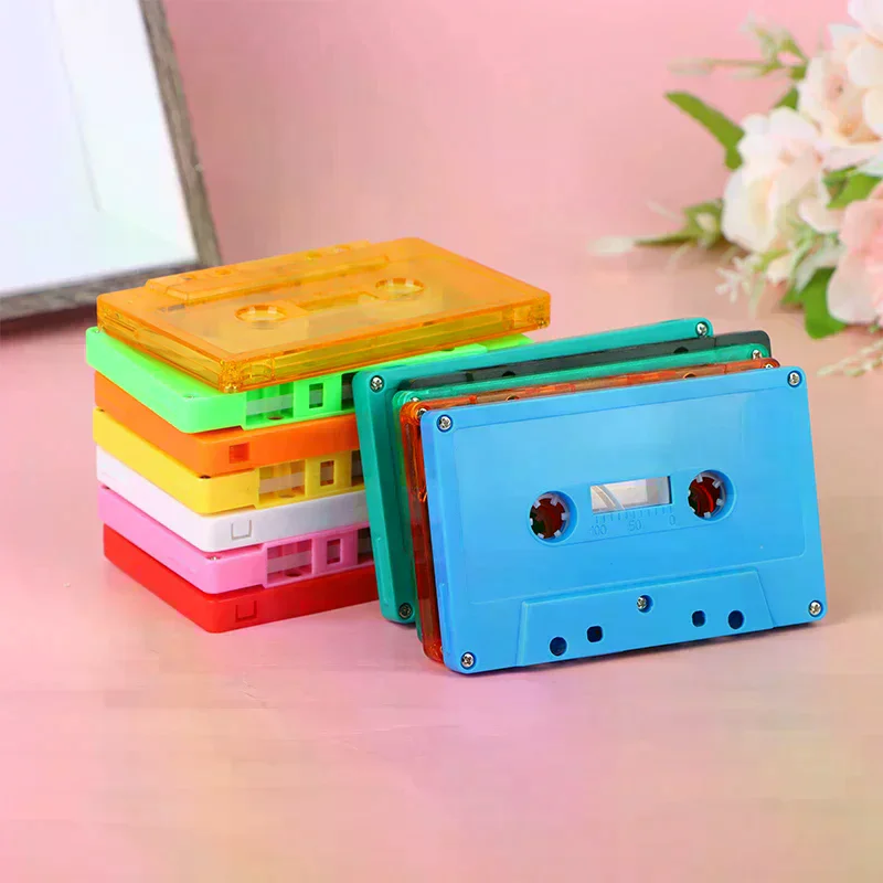 1Pc Audio Magnetic Audio Recording Cassette Tape Shell Color Blank Tape Case Empty Reel To Reel Cassette(no Tape)